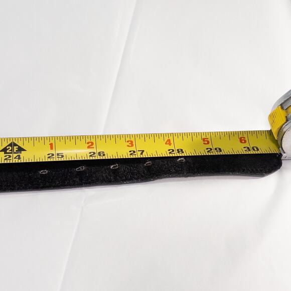 Gotcha Covered Black Leather Belt Large Crosses Concho Style Western Size Small - Picture 12 of 13